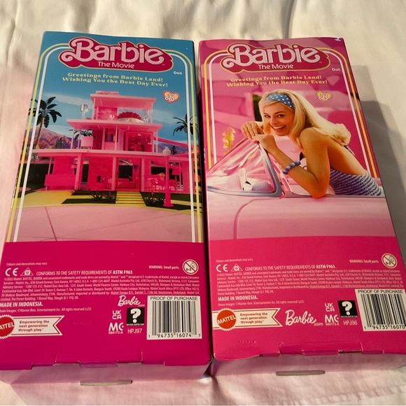 BARBIE THE MOVIE COLLECTIBLE DOLLS SET . - Picture 7 of 14